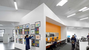 Victoria’s largest secondary school campus may look simple at first glance, but highly considered and tested theories of education and learning are embedded within these striking steel buildings.